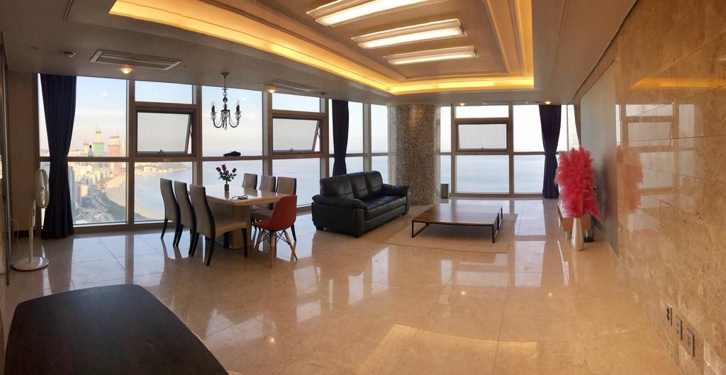 Haeundae Ocean Bridge Penthouse Appartement Busan Buitenkant foto